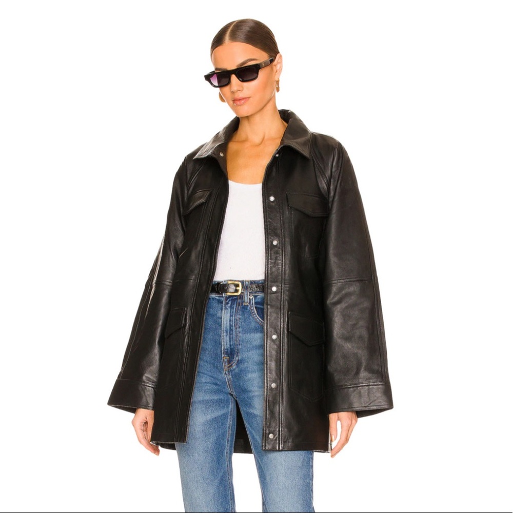 The Camillei Leather Jacket in Black